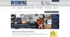 Desktop Screenshot of interpac-norwich.co.uk