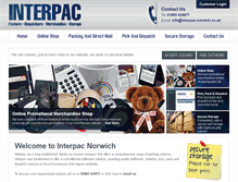 Tablet Screenshot of interpac-norwich.co.uk